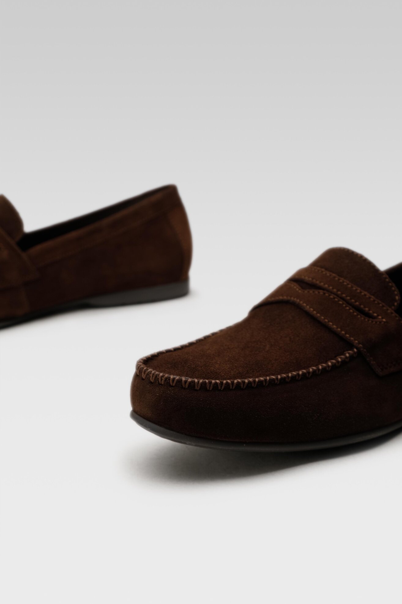 Mokasyn Cesare Cave MI07-A934-A762-02 Brązowy ciemny