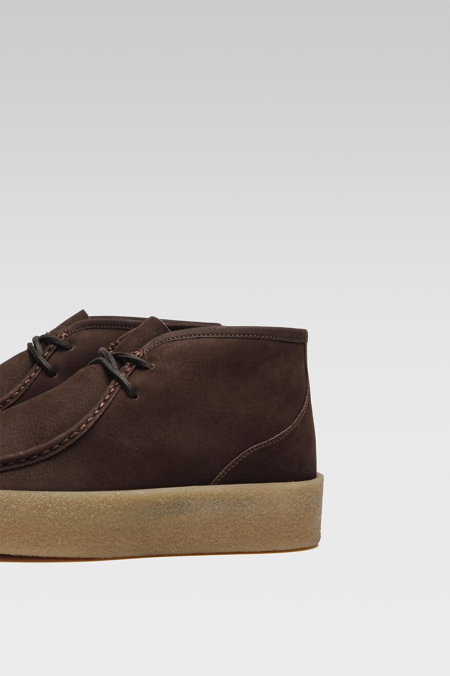 
                Lasocki - Skórzane trzewiki brązowe - 5904248893859