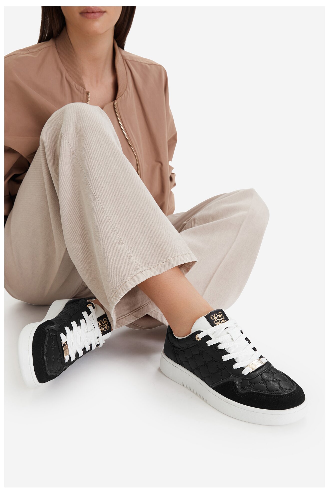 Sneakers NINE WEST EO-SS25-3C105 Czarny