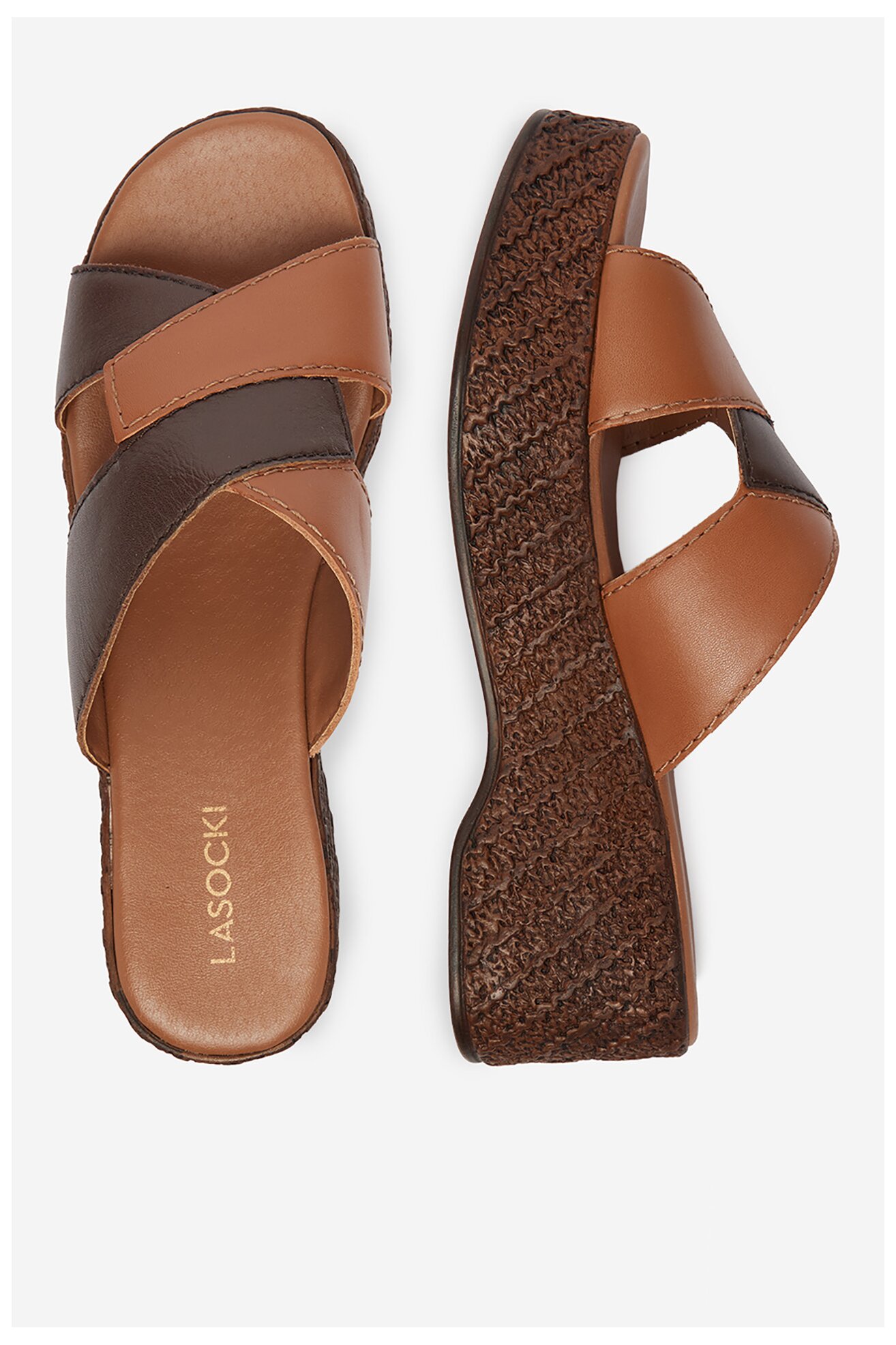 Klapki Lasocki CEO-WI23-AREMA-02 Camel