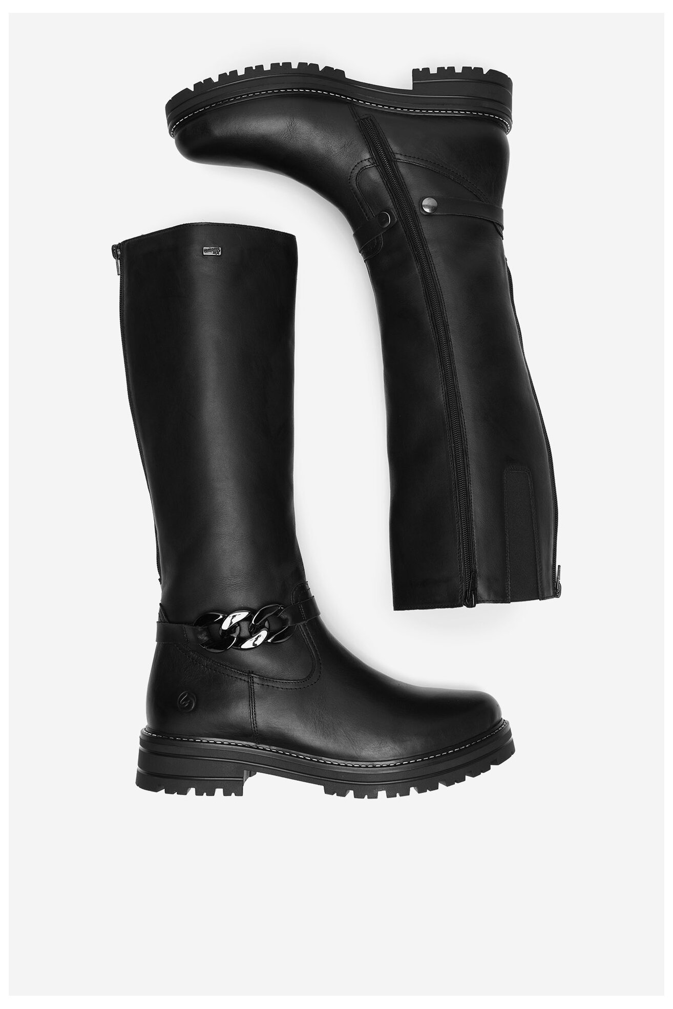 Kozaki Remonte D2282-01 Czarny