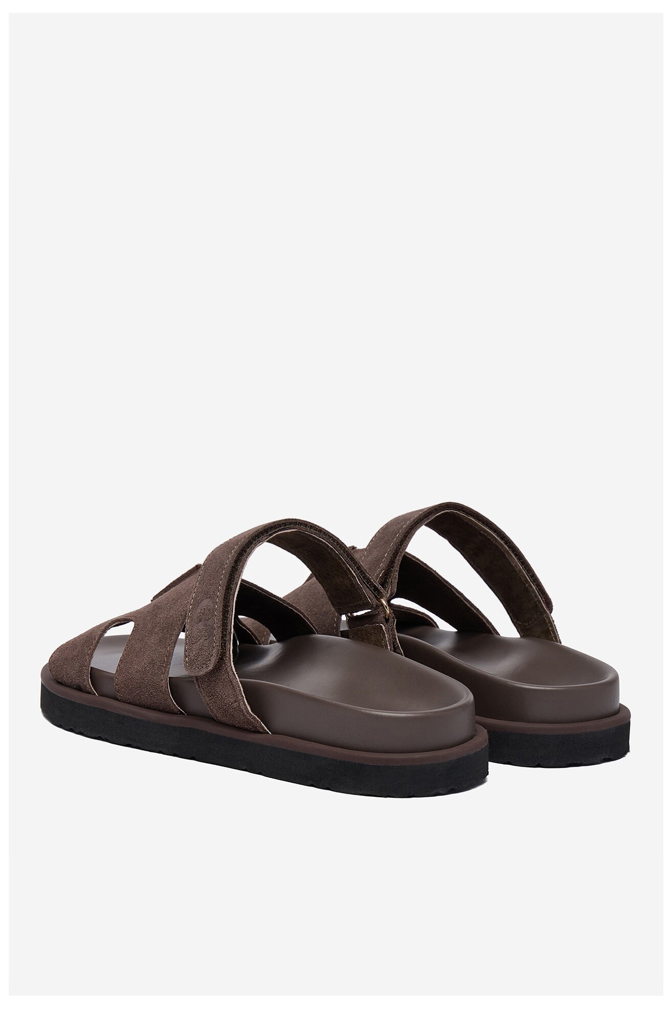 Klapki Gino Rossi C-CLB-P1927A Brązowy ciemny