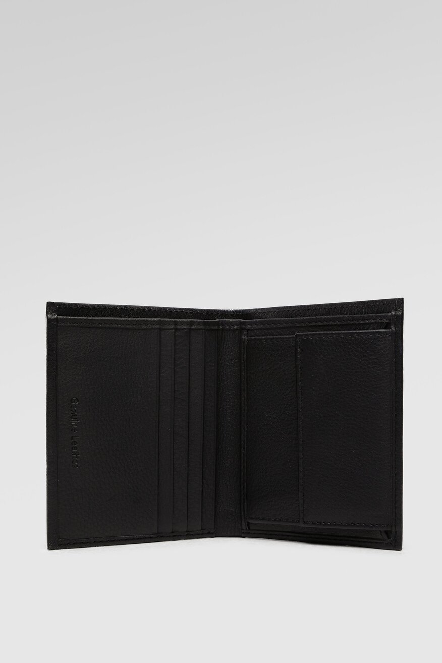 Gino Rossi - Mały portfel męski skórzany czarny - 5904248439644