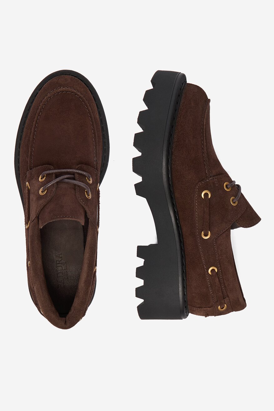 Badura - Loafersy zamszowe - 5906751388365