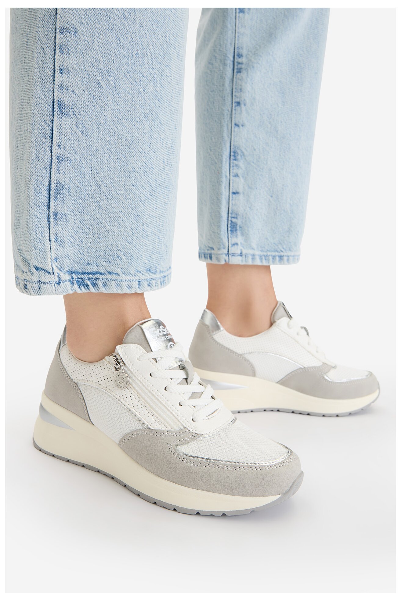 Sneakers Go Soft CEO-WS2P260-03 Szary jasny