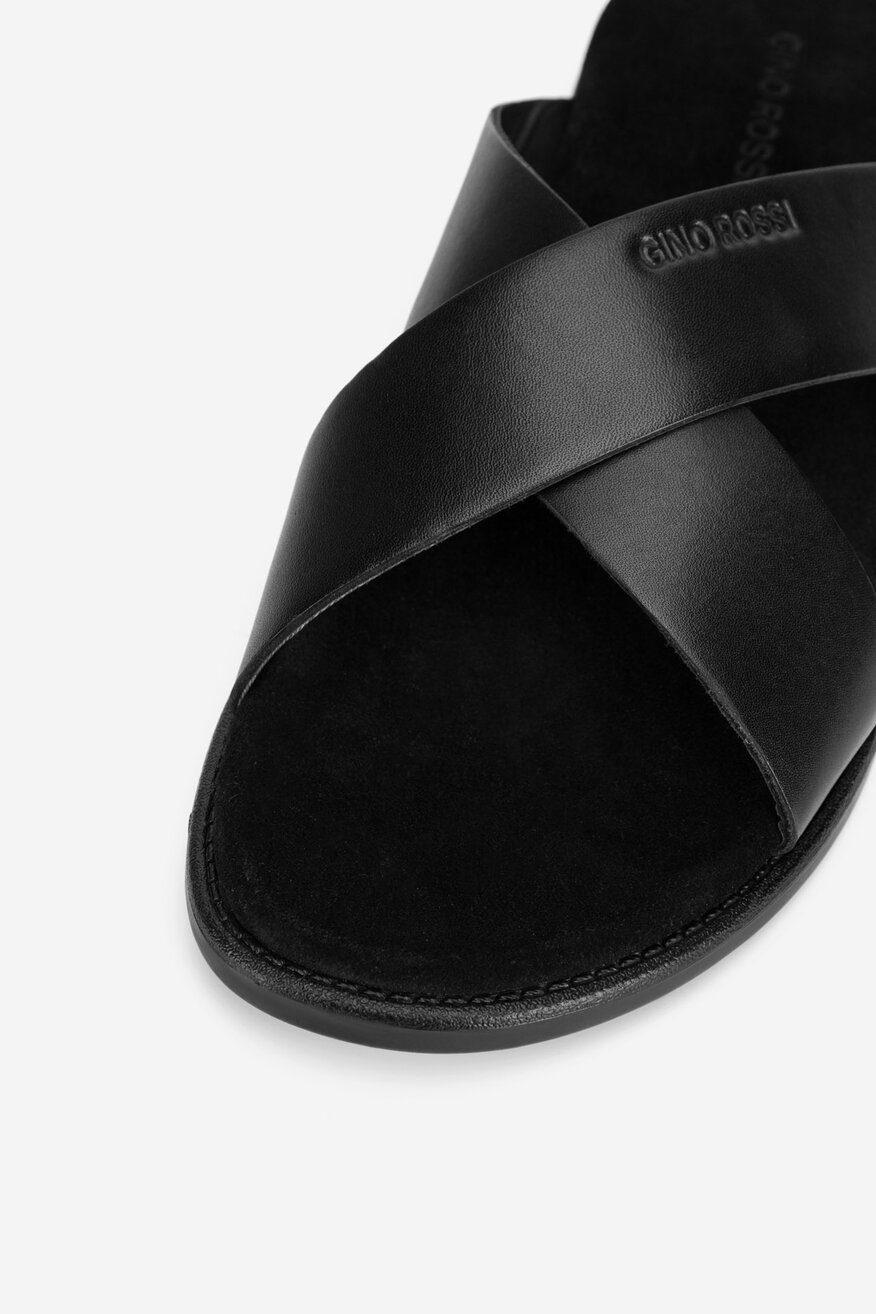 
                Gino Rossi - Klapki skórzane - 5905588585398