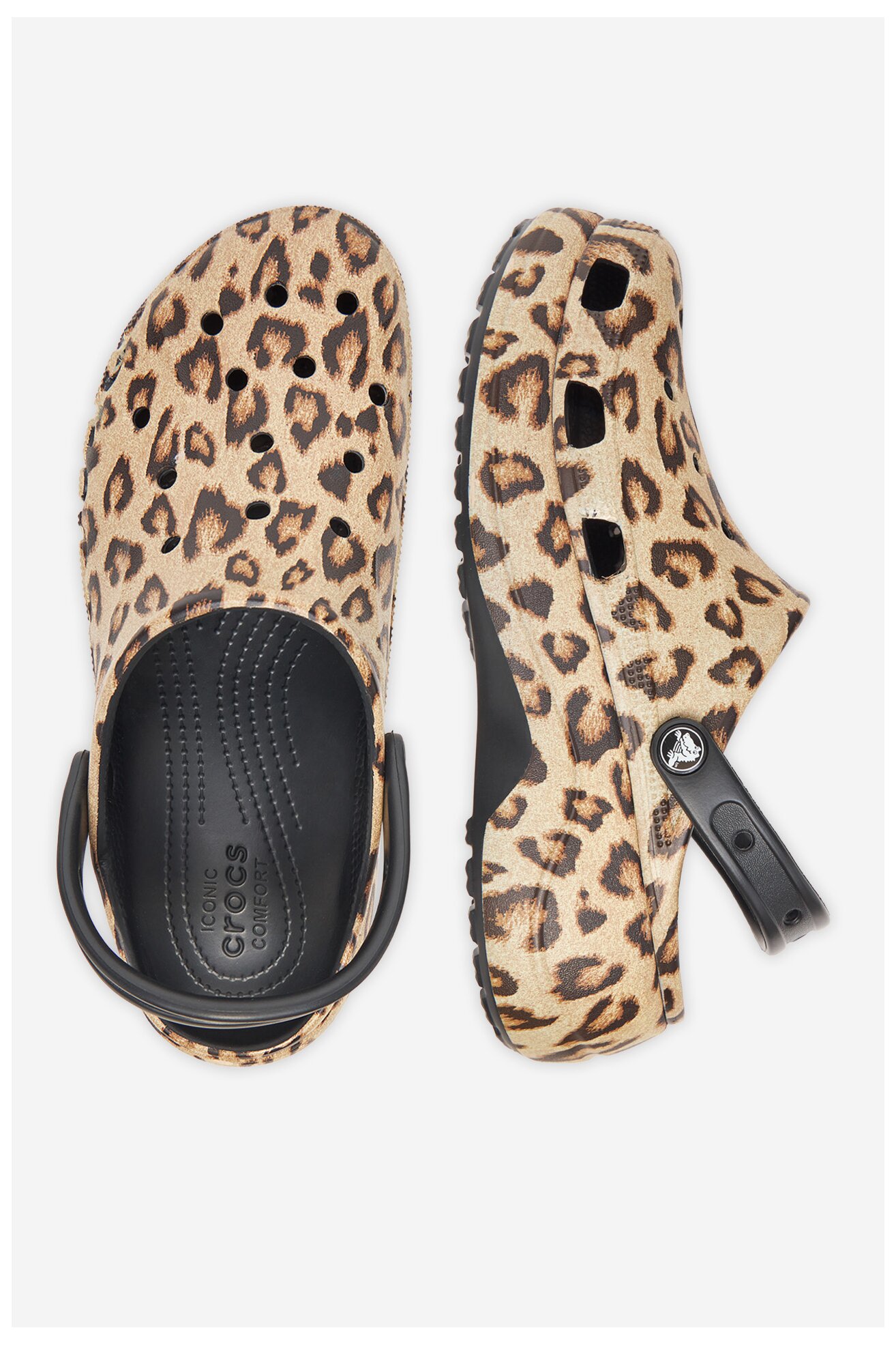 Klapki basenowe Crocs BAYA PLATFORM CLOG 208712-0C4 MIX