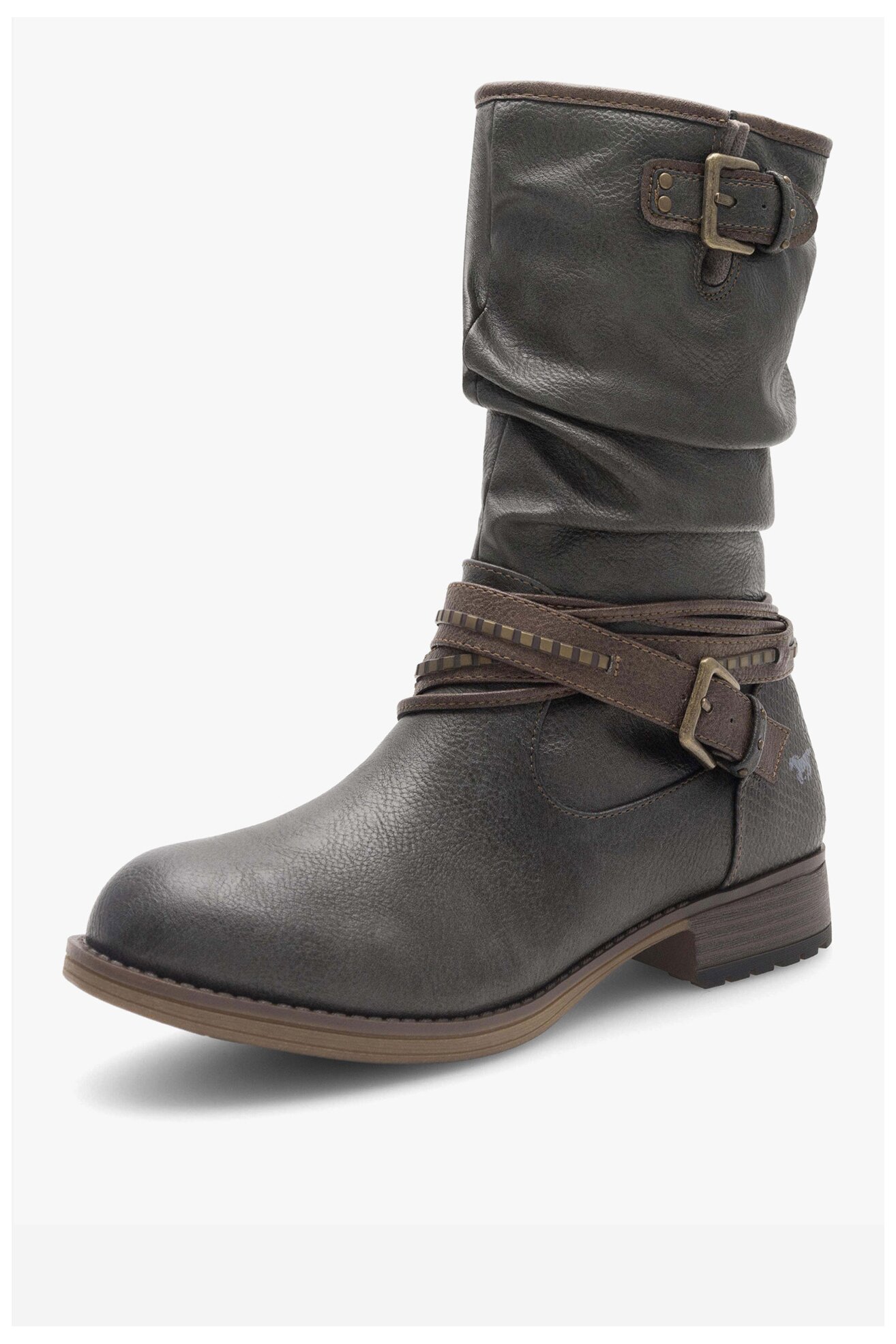 Kozaki Mustang 1139-624 Granatowy