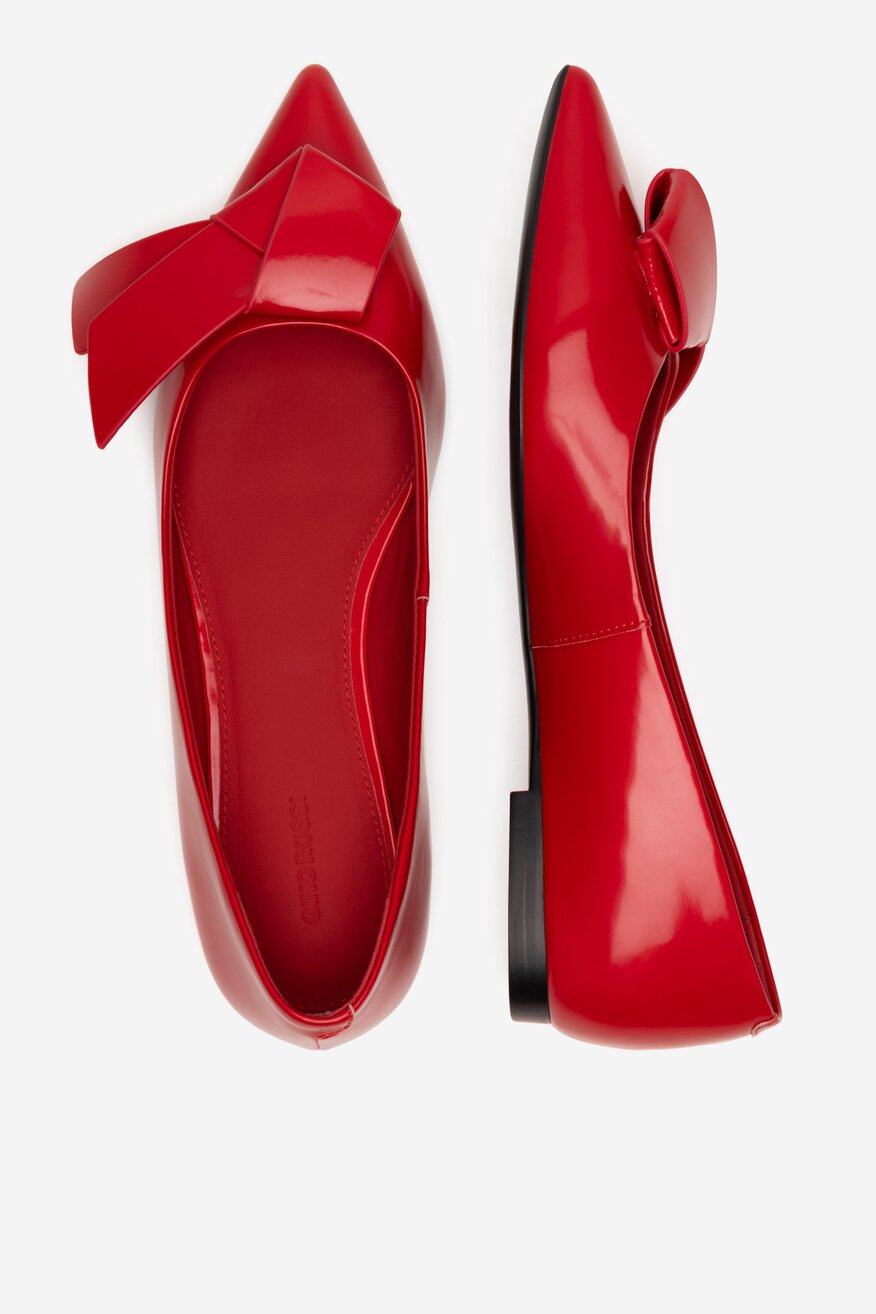 Gino Rossi - Baleriny skórzane - 5906751796955