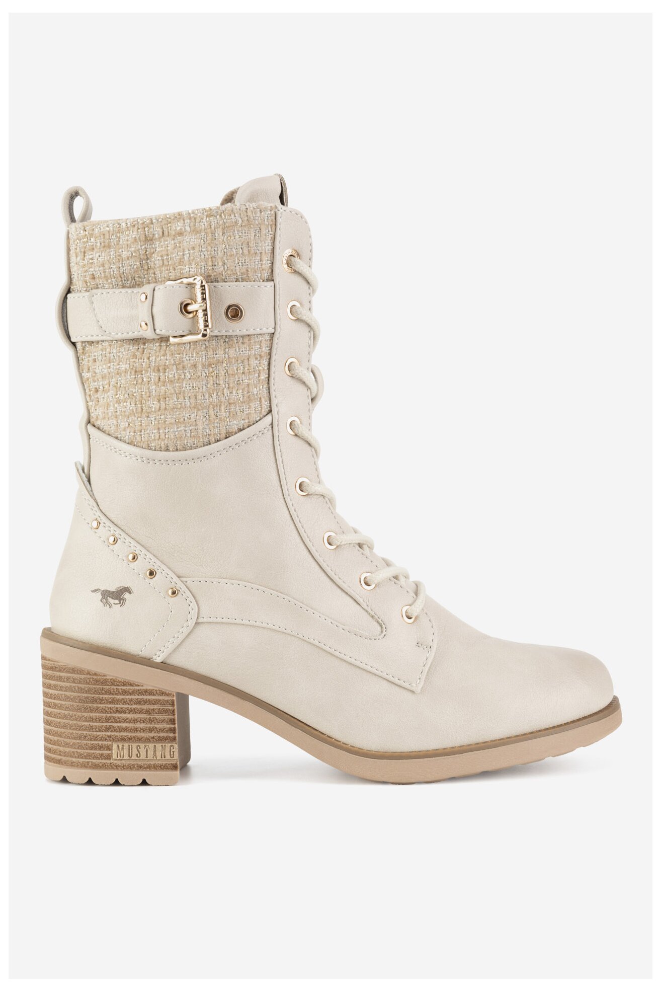 Боти Mustang 1441-507-243 БЯЛ