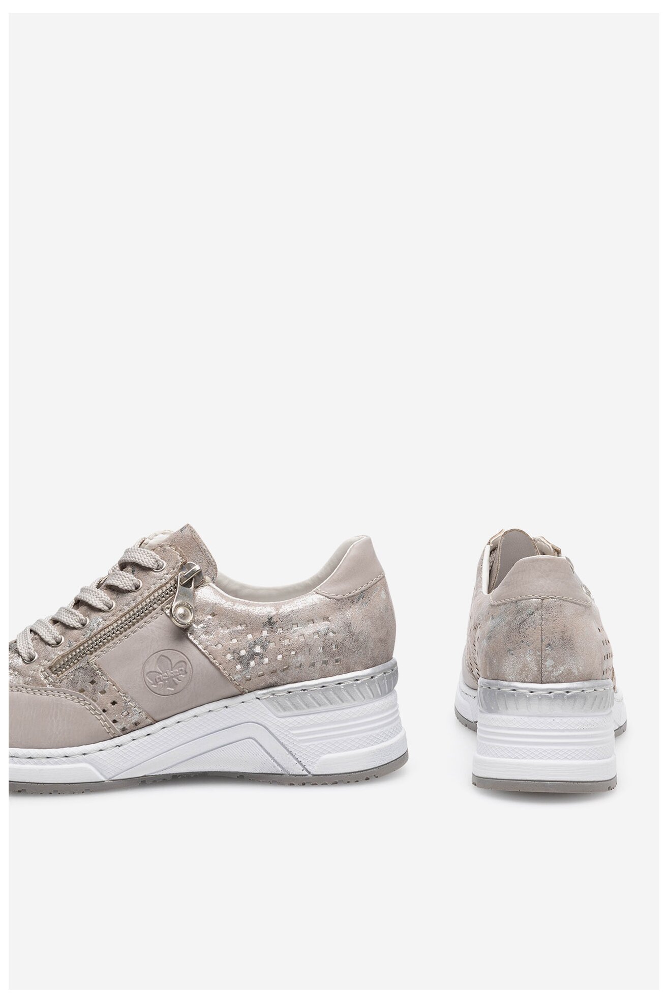 Сникърси Rieker N4327-80 СРЕБРИСТ