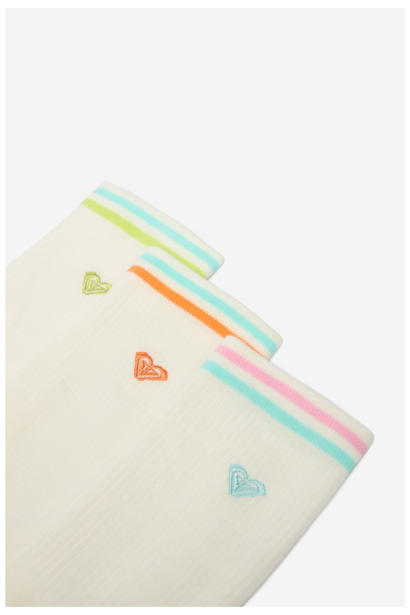 Skarpetki ROXY CEO_BR_ROXY_2032_W_AW25 (3 PACK) Biały