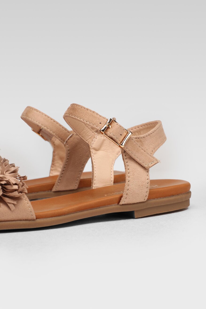 
                Jenny Fairy - Sandały z aplikacją beżowe - 5903698605920