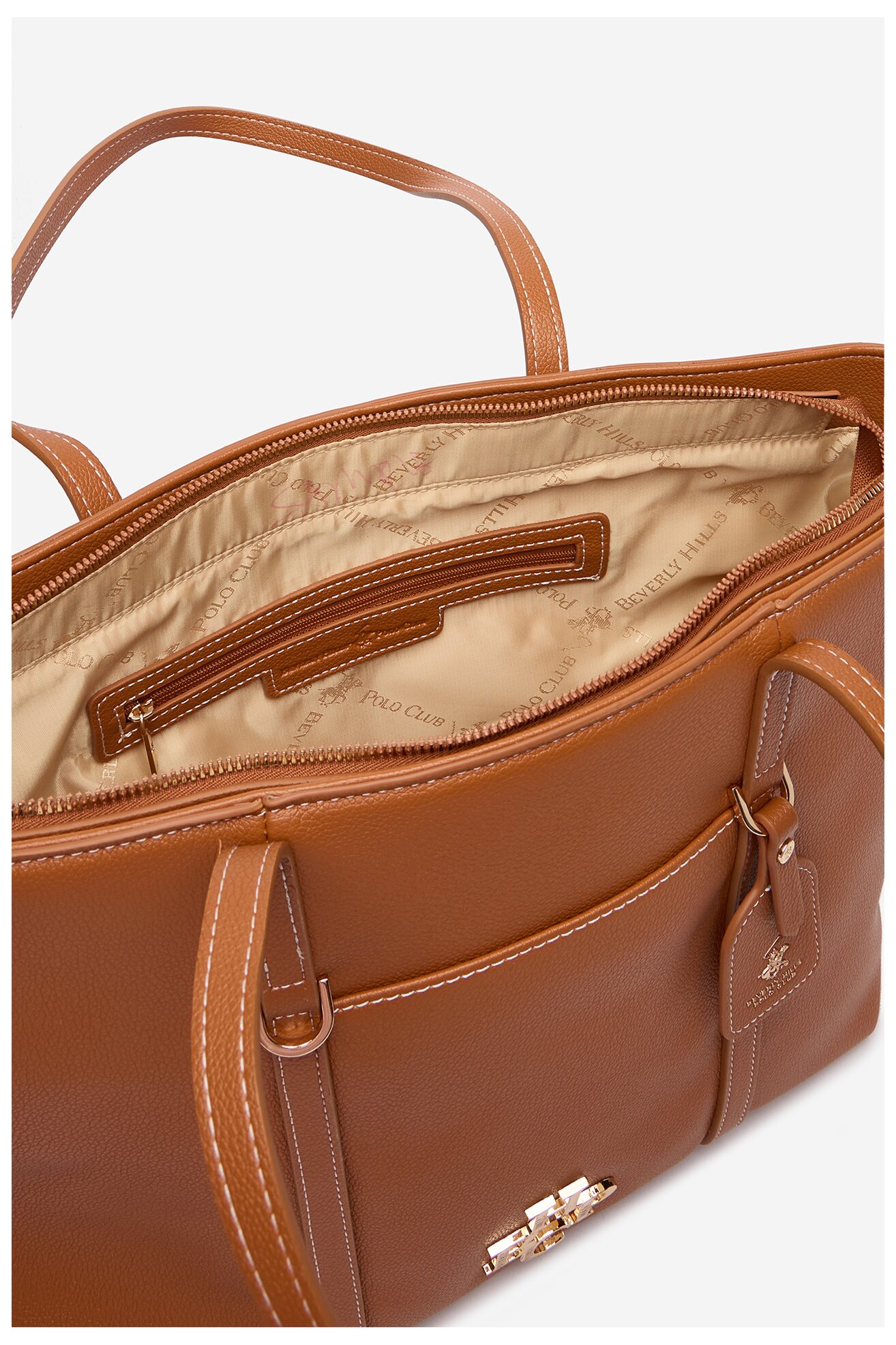 Torebka Beverly Hills Polo Club CEO-BHPC-C-024-09 Camel