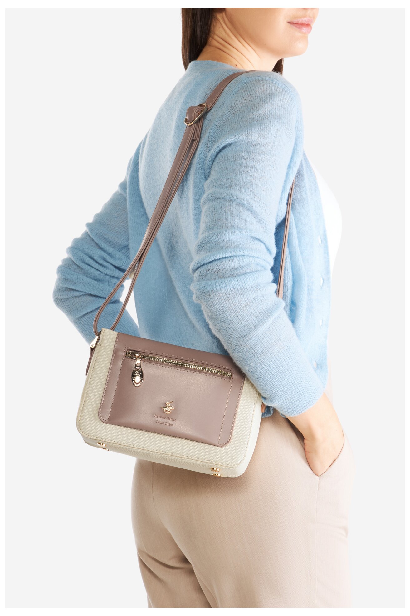 Torebka Beverly Hills Polo Club BHPC-C-001-07 Różowy