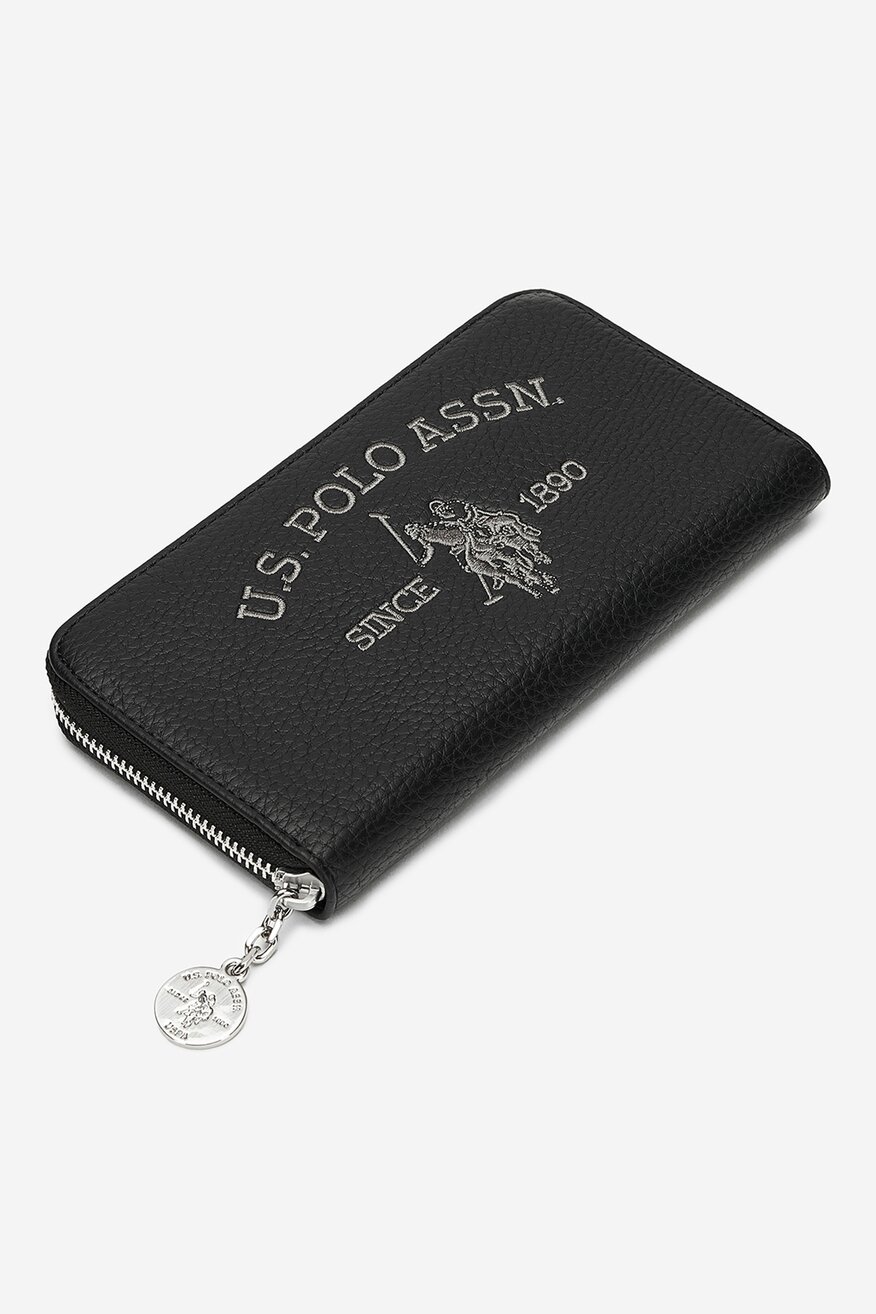
                Дамски портфейл U.S. POLO ASSN. ЧЕРЕН - 5905588990642