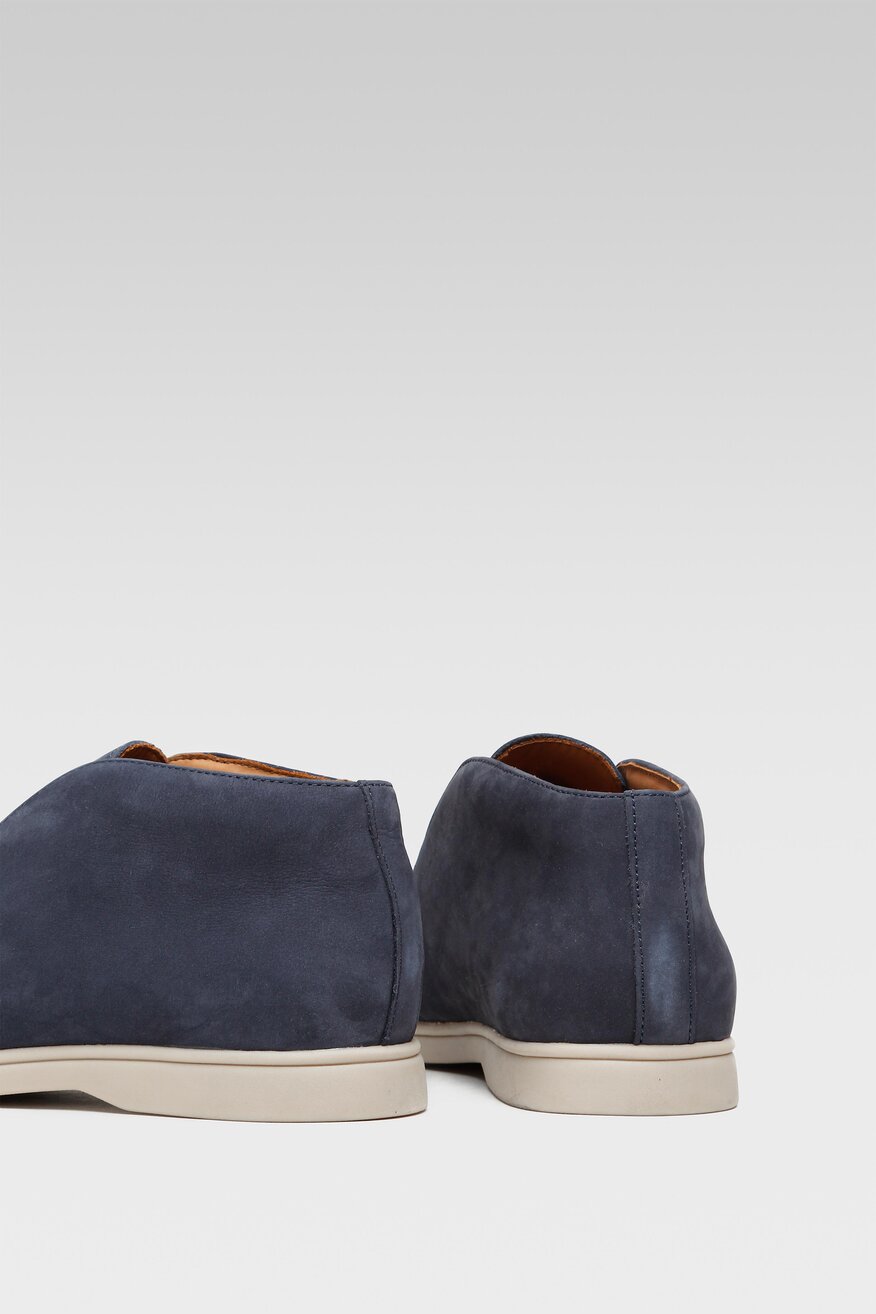 
                Gino Rossi - Skórzane botki granatowe - 5904862369877