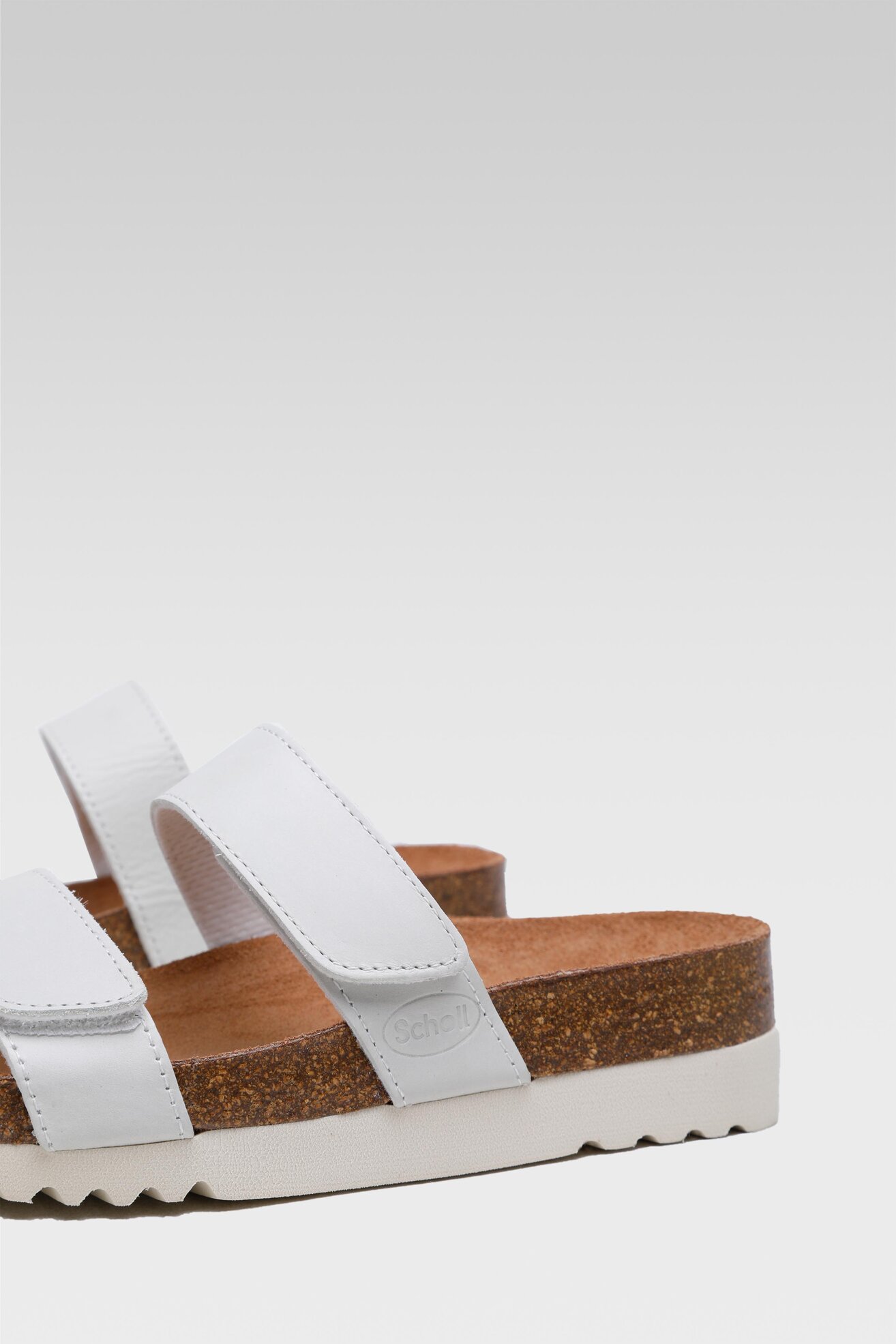 Klapki Scholl F25435 LUSAKA MED 1065 Biały