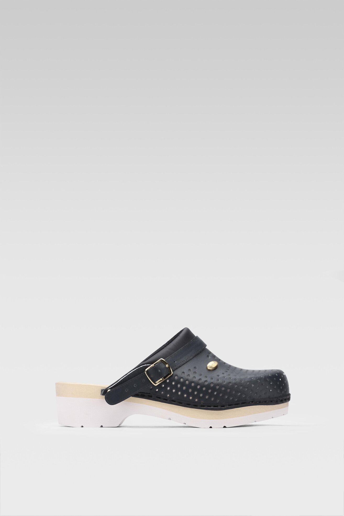 Klapki Scholl M20078 CLOG 1040 Granatowy