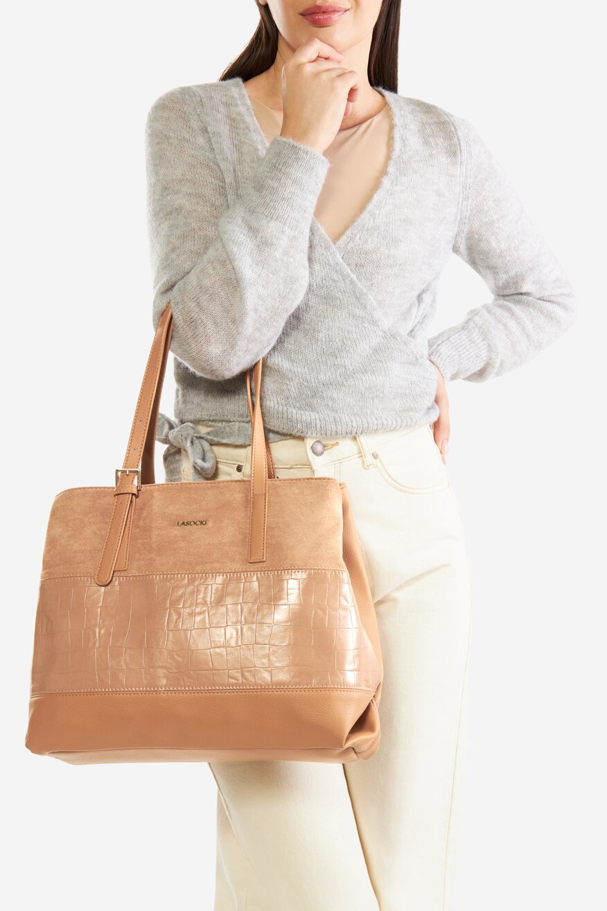 Lasocki - Duża torebka shopper - 5903698765587