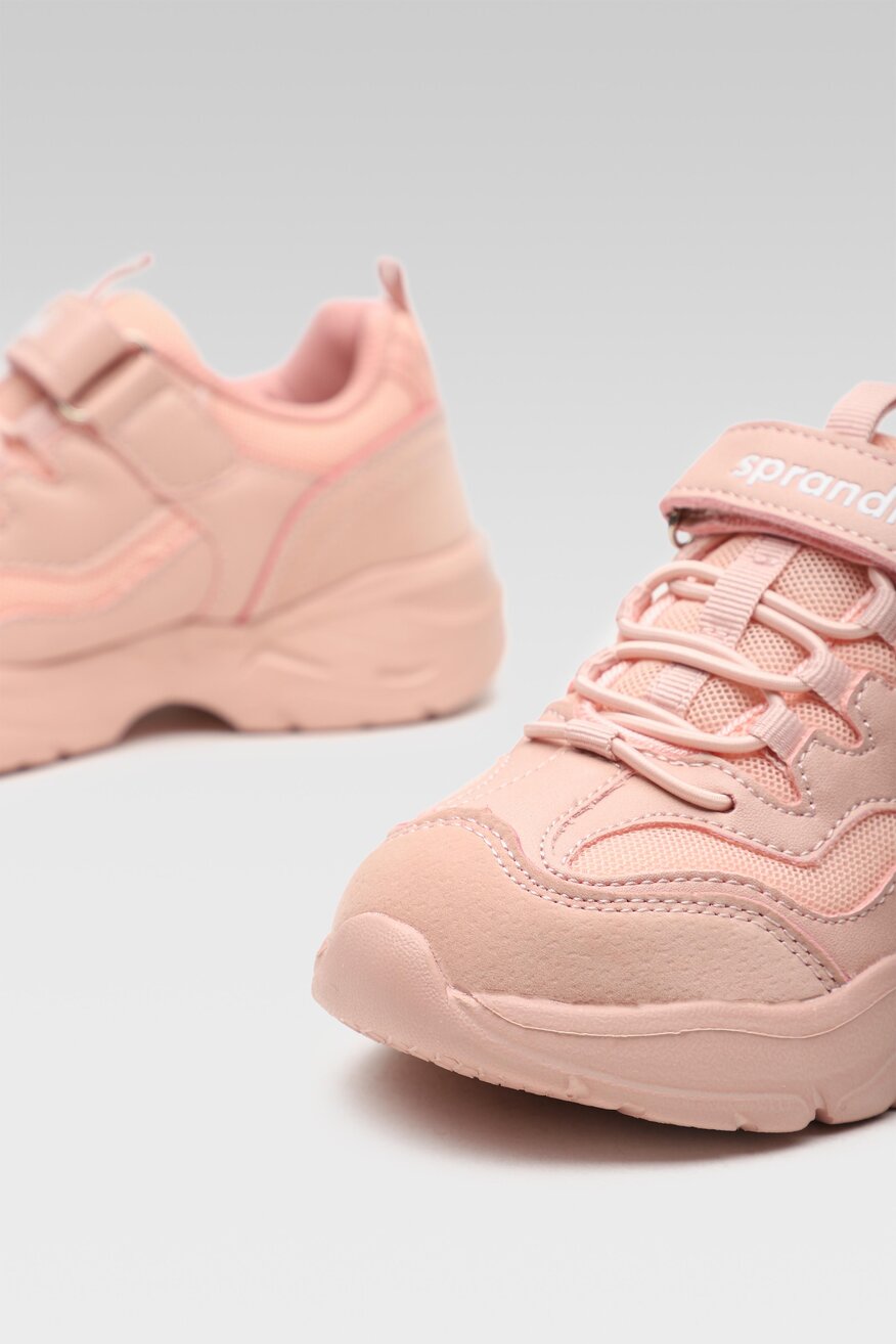 Sprandi - Obuwie sportowe różowe sznurowane - 5903698830315