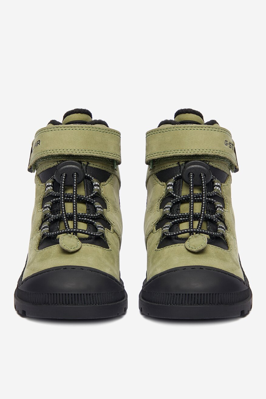 G-STAR RAW - Skórzane trzewiki na rzep - 5906751328934