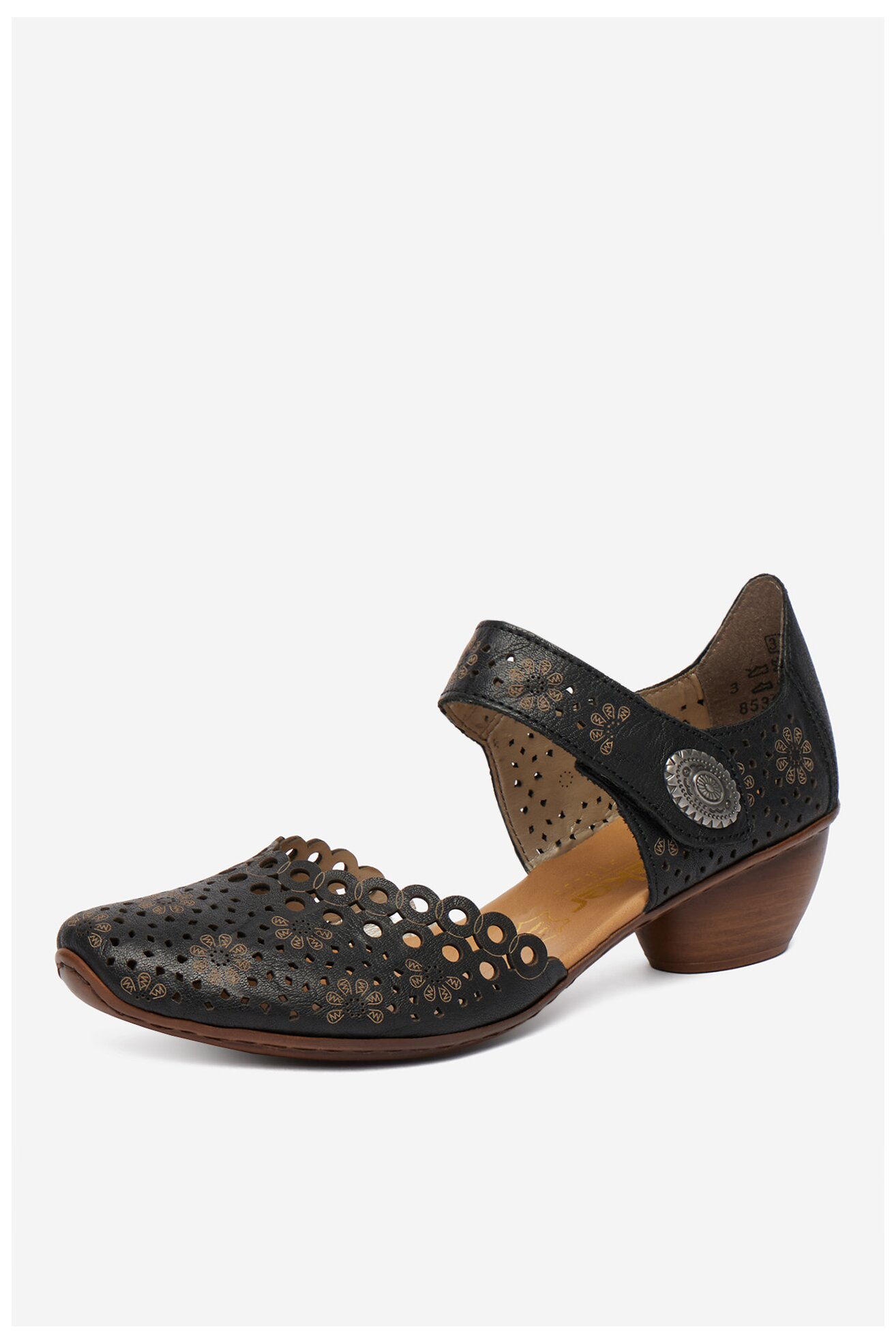 Елегантни обувки Rieker CEO-43753-00 ЧЕРЕН