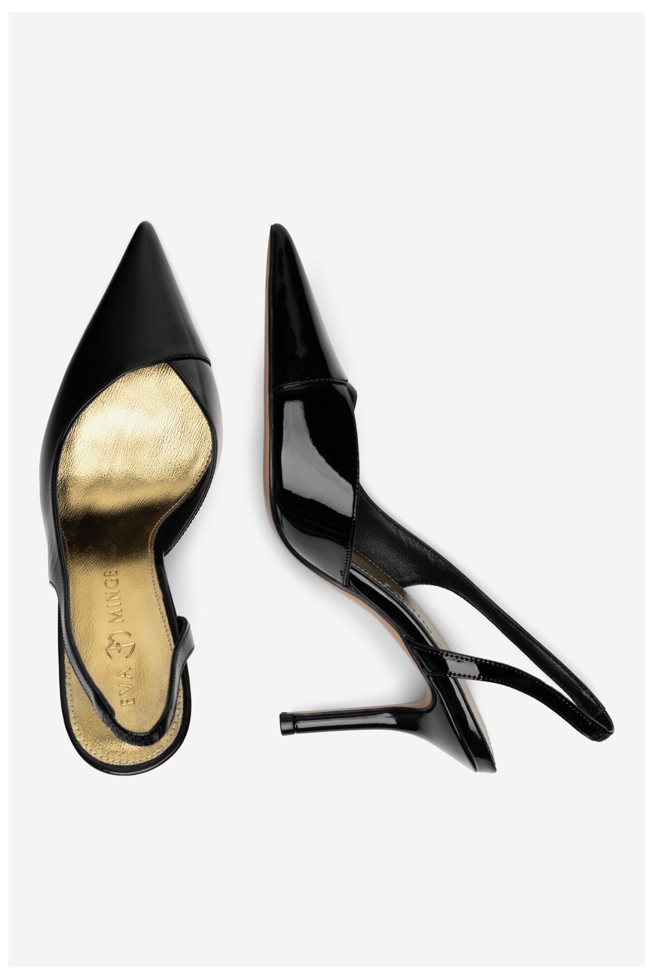 Czółenka EVA MINGE ANGELICA-V1299-303-1 Czarny