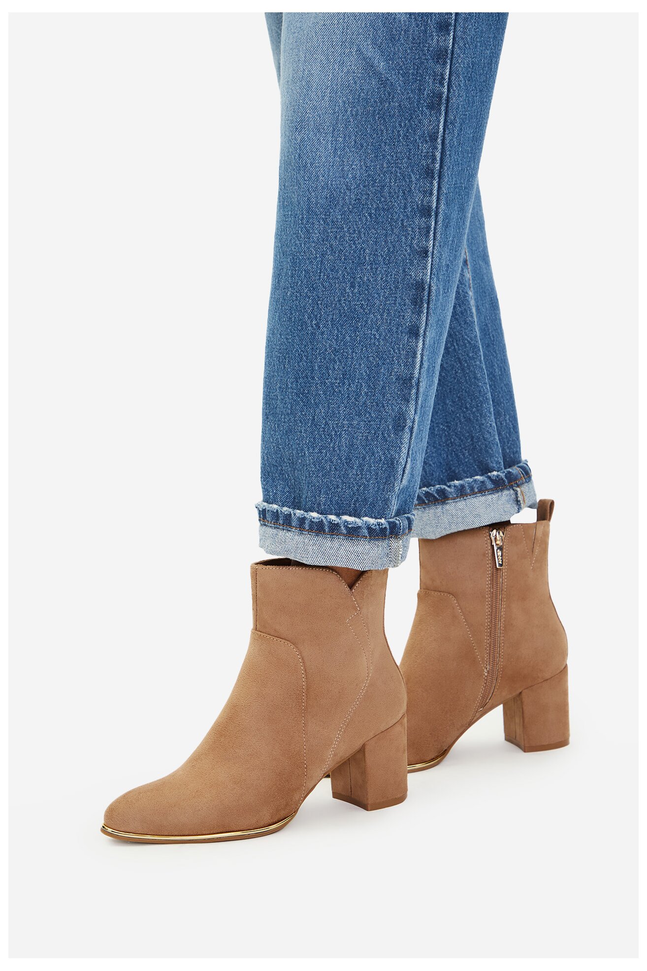 Kotníková obuv Jenny CEO-CD24-242H-2 BÉŽOVÁ