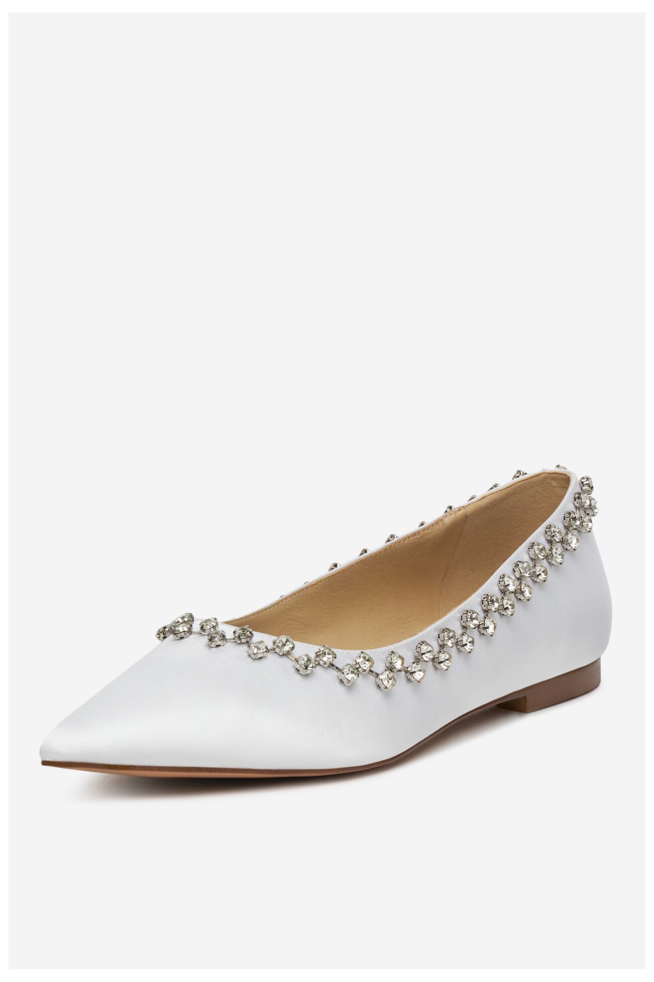 Baleríny EVA MINGE MILA-V1166-28-1 BÍLÁ