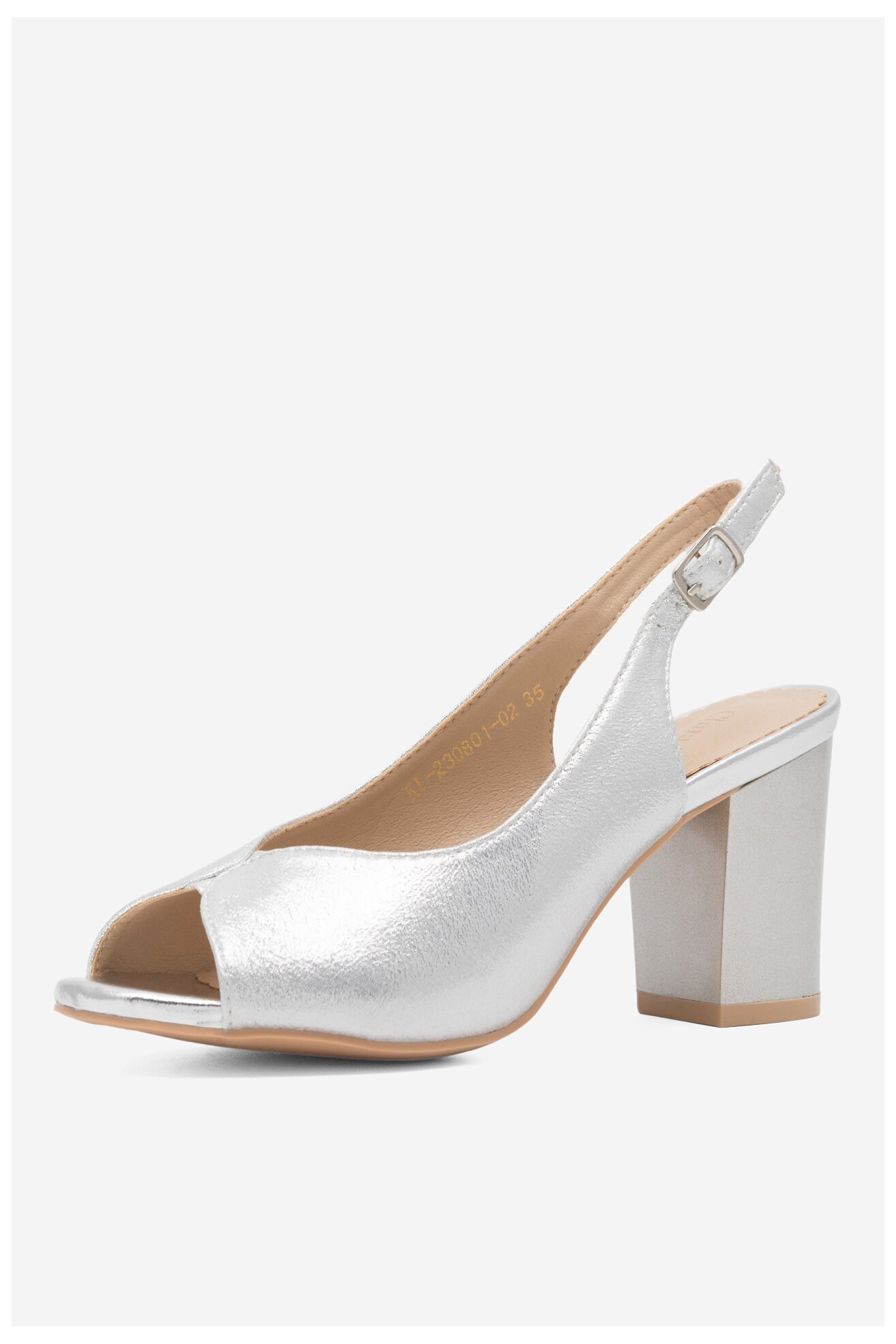 Sandały Clara Barson ACANNA KL-230801-02 Srebrny