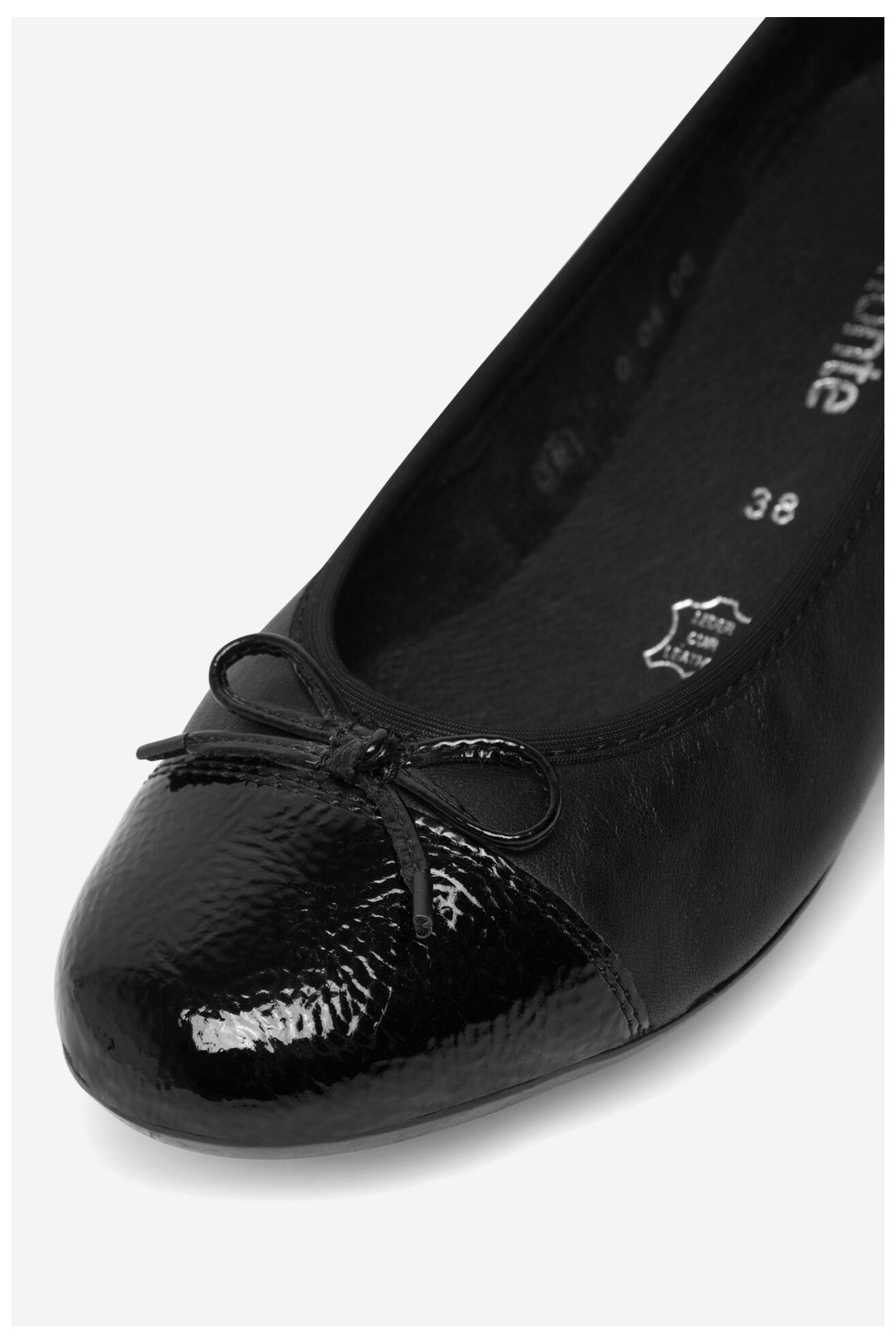 Baleriny Remonte D0K04-00 Czarny