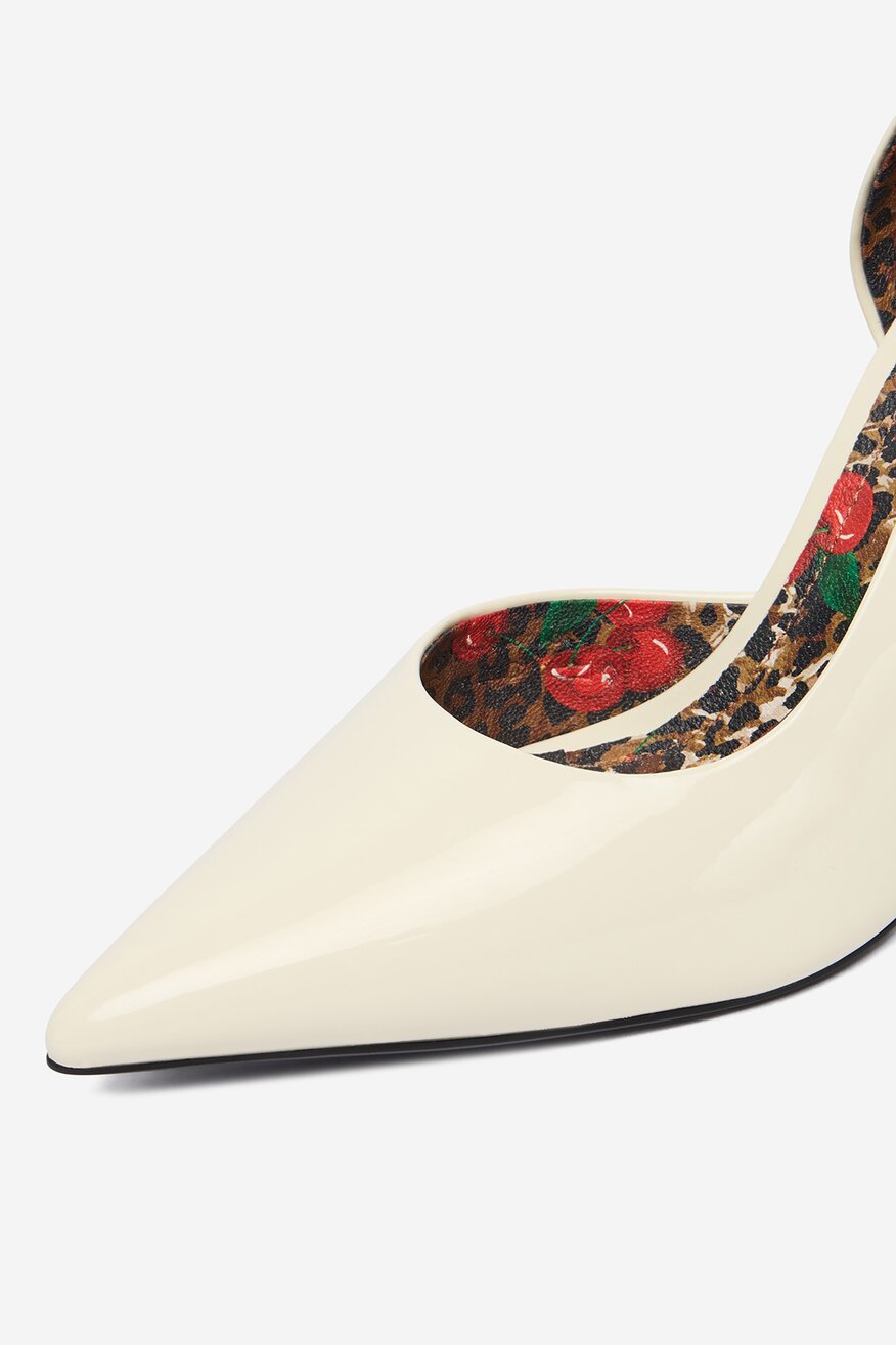 Pantofi cu toc EVA MINGE ALB - 5906751321744