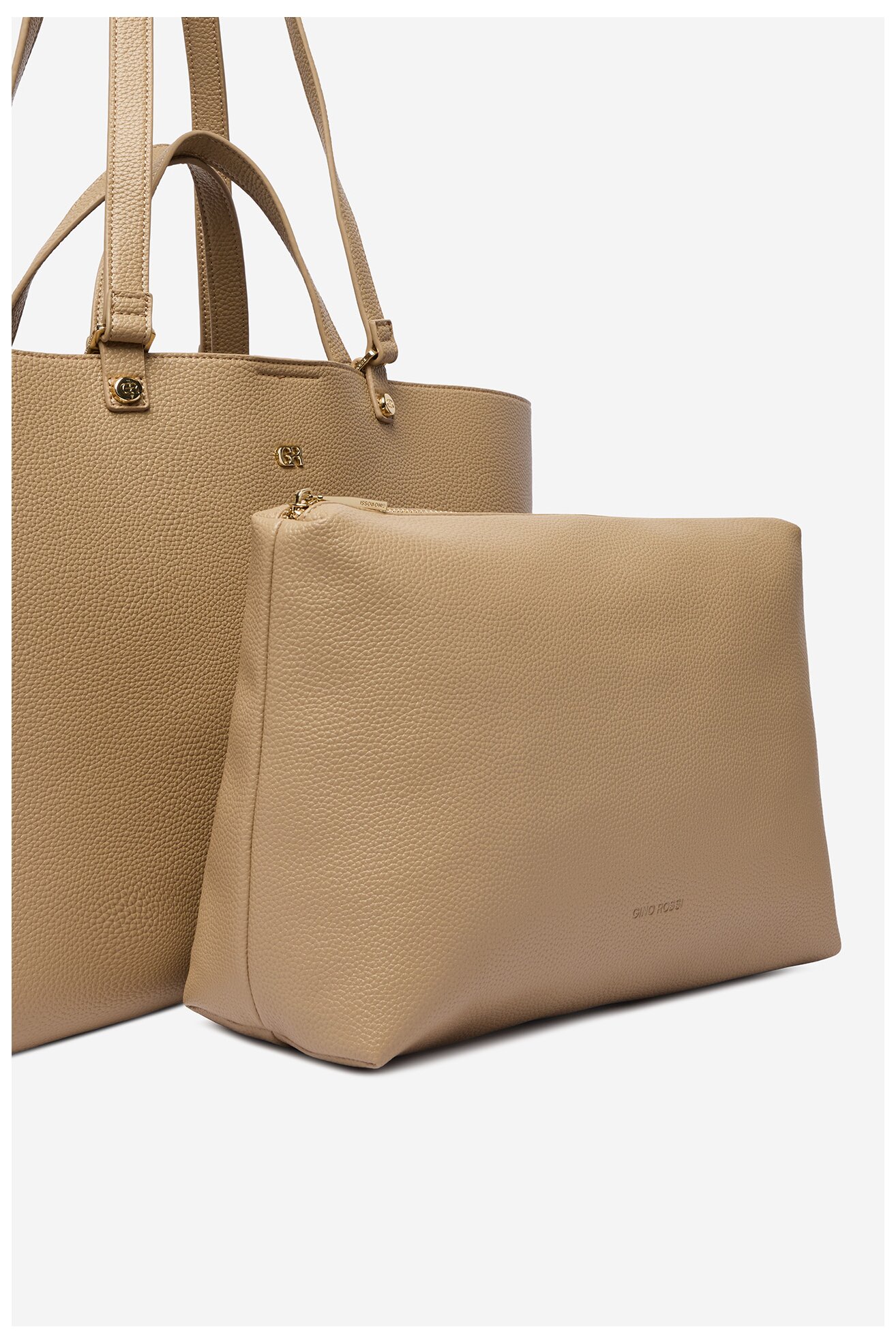 Сумка З Ремінцем Gino Rossi EO-LX10226 БЕЖЕВИЙ