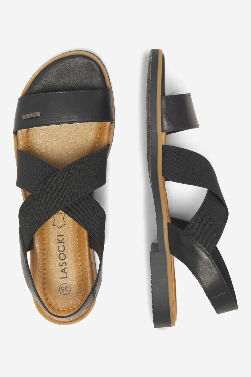 
                Lasocki - Skórzane sandały - 5905588494027