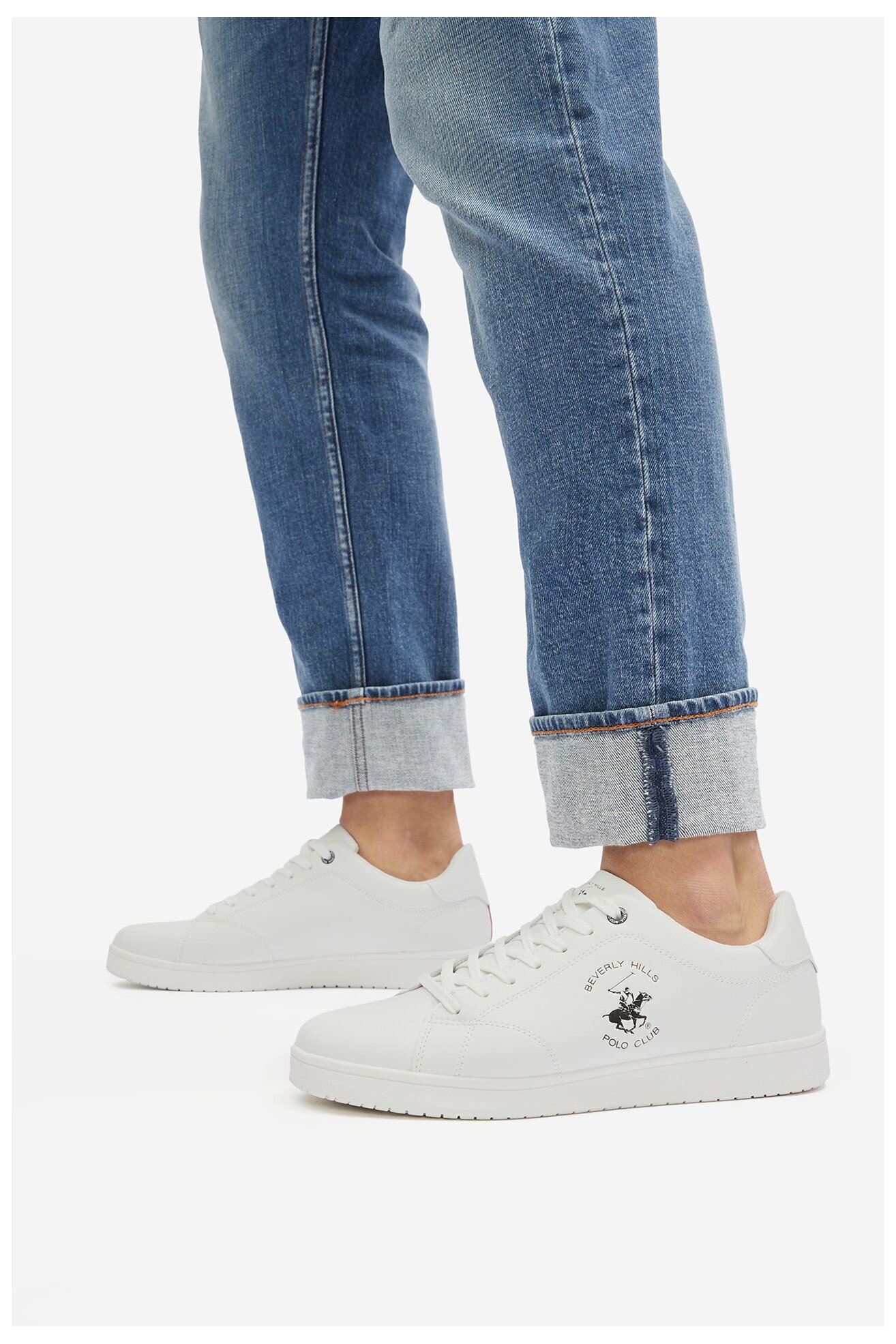 Sneakerși Beverly Hills Polo Club MYL-CE23388A ALB