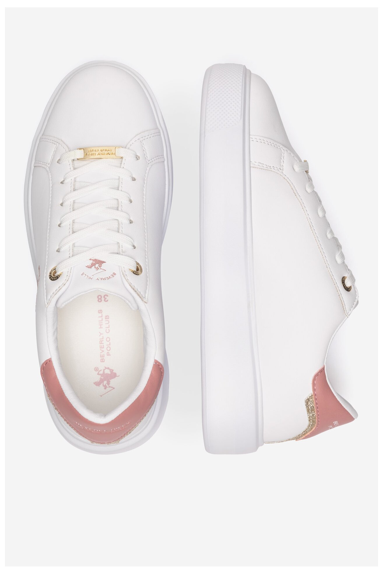 Obuwie sportowe Beverly Hills Polo Club V12-712 Biały