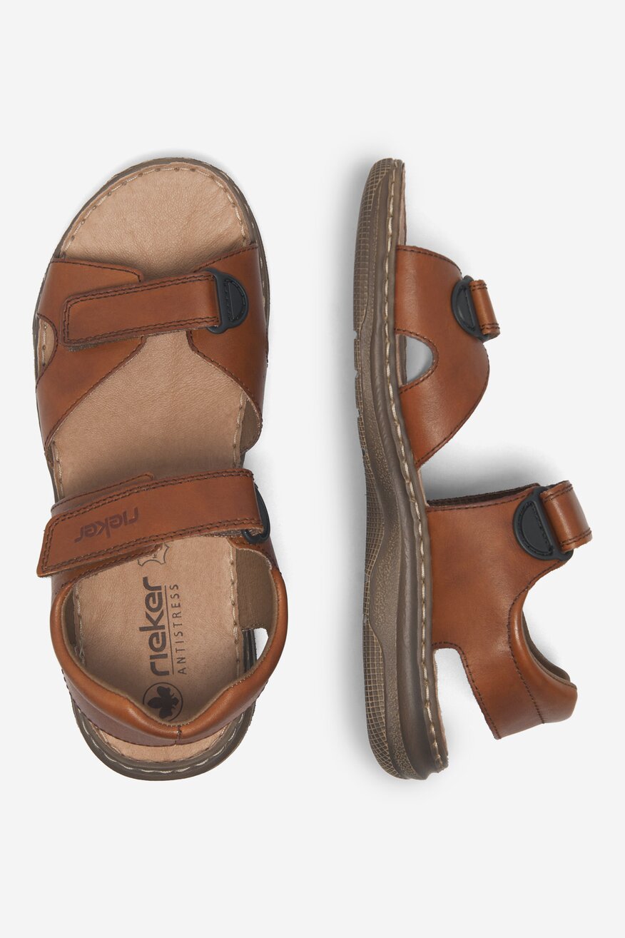 Rieker - Skórzane sandały - 2230056268040