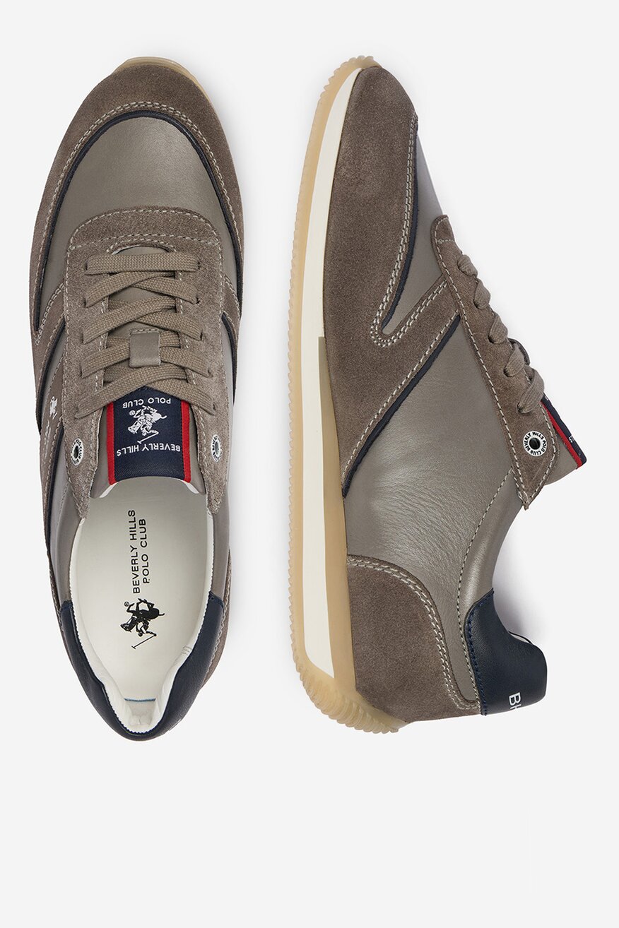 Beverly Hills Polo Club - Sneakersy skórzane - 5907964013600