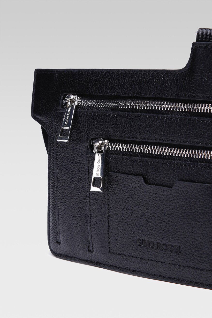 Gino Rossi - Torba skórzana czarna - 5904248435608