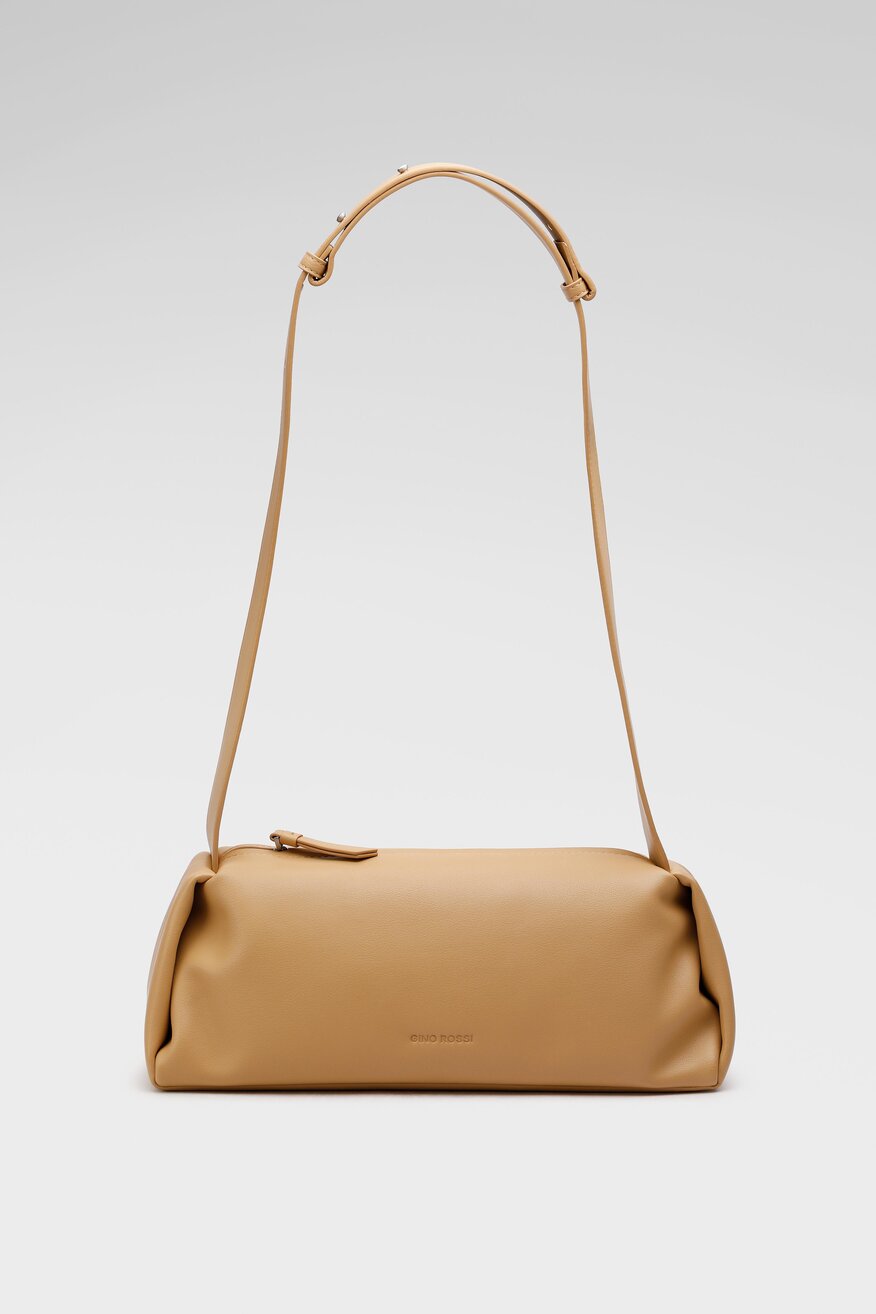 
                Gino Rossi - Torebka skórzana beżowa - 5904862396989