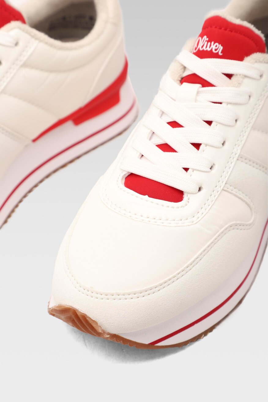
                S.Oliver RED LABEL - Półbuty pastelowe białe - 5903698332284