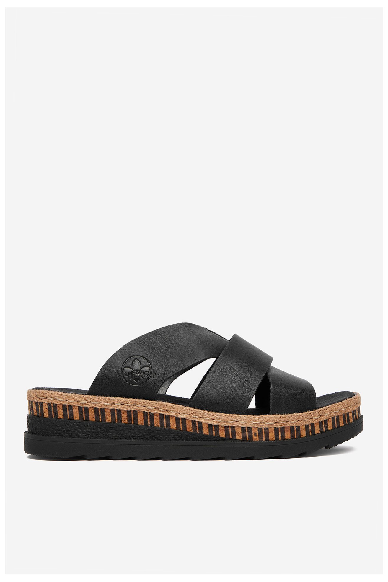 Klapki Rieker CEO-V7989-00 Czarny