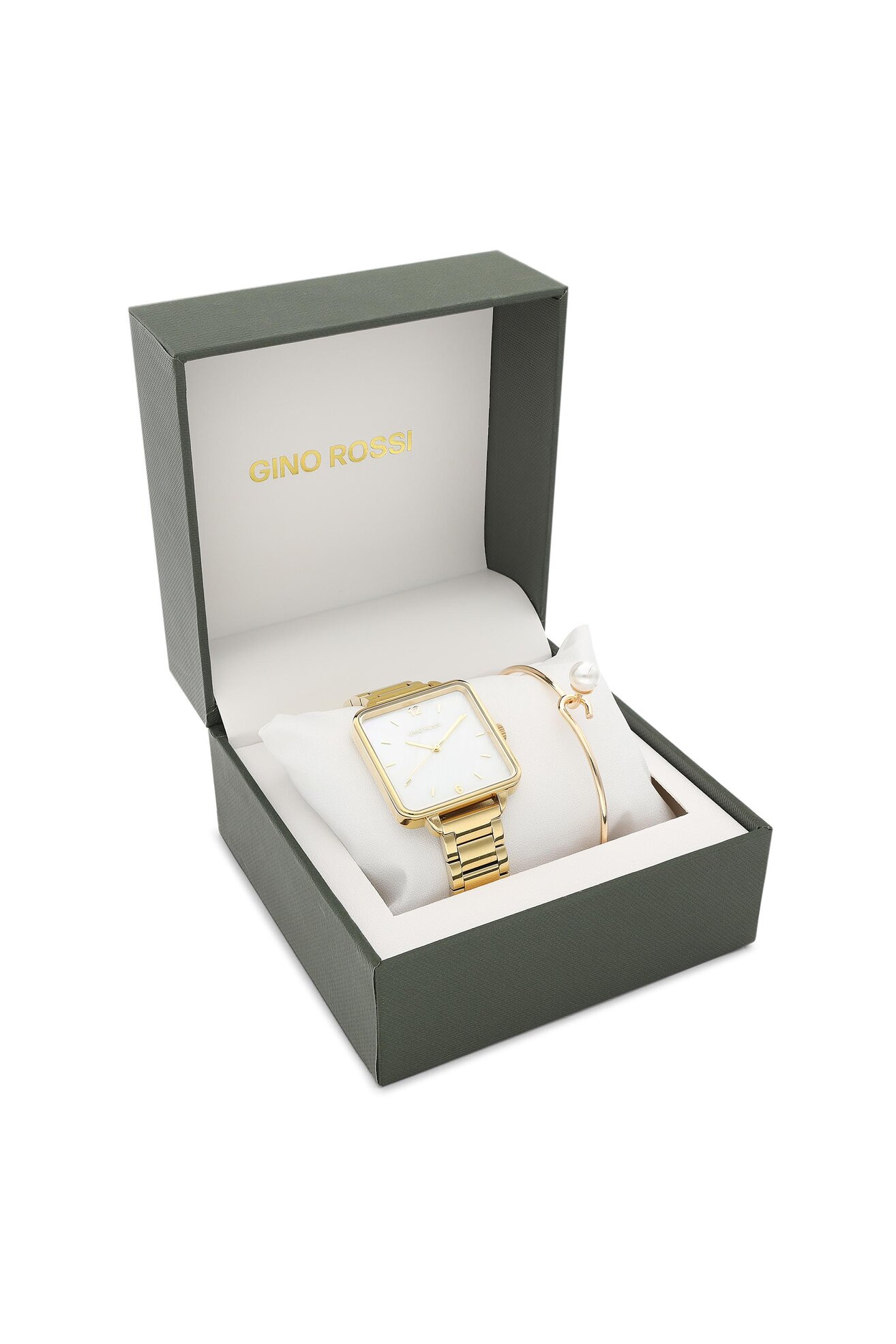 Zegarek Gino Rossi GR GIFT SET 02W GOLD Złoty