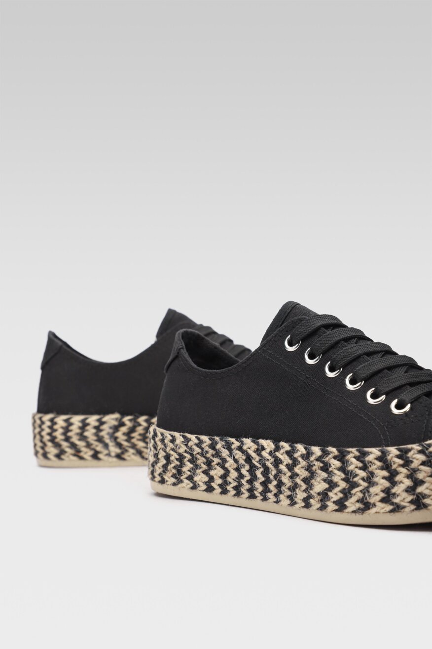 
                Jenny Fairy - Espadryle boho czarne - 5903698458496