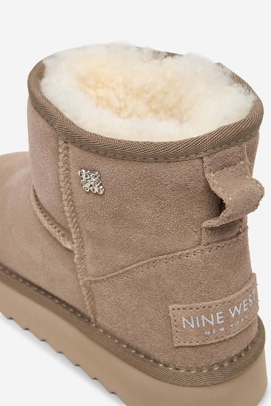 NINE WEST - Śniegowce zamszowe ocieplane - 5906751474600