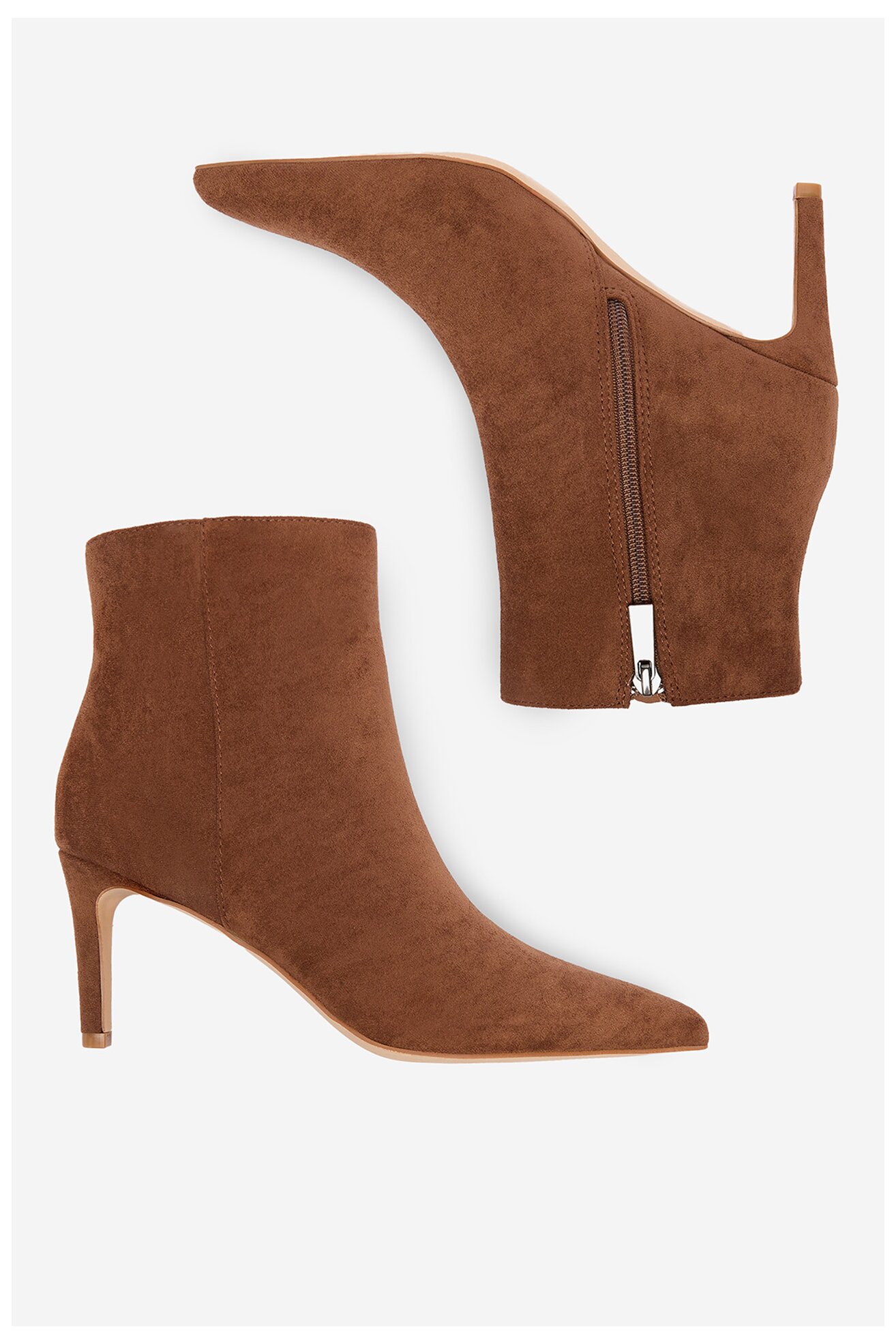 Kotníková obuv Jenny CEO-R25AW09002-B HNĚDÁ