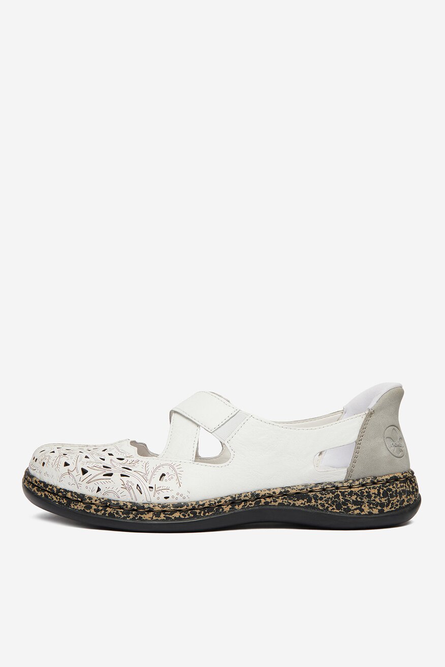 
                Половинки обувки Rieker БЯЛ - 5906751830536