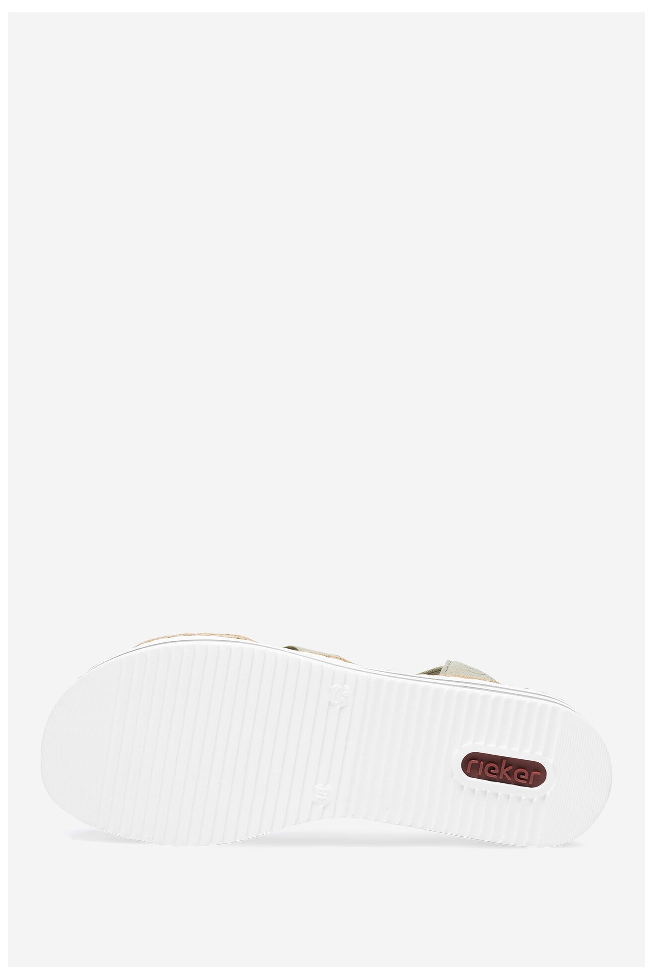 Sandały Rieker V0245-52 Zielony