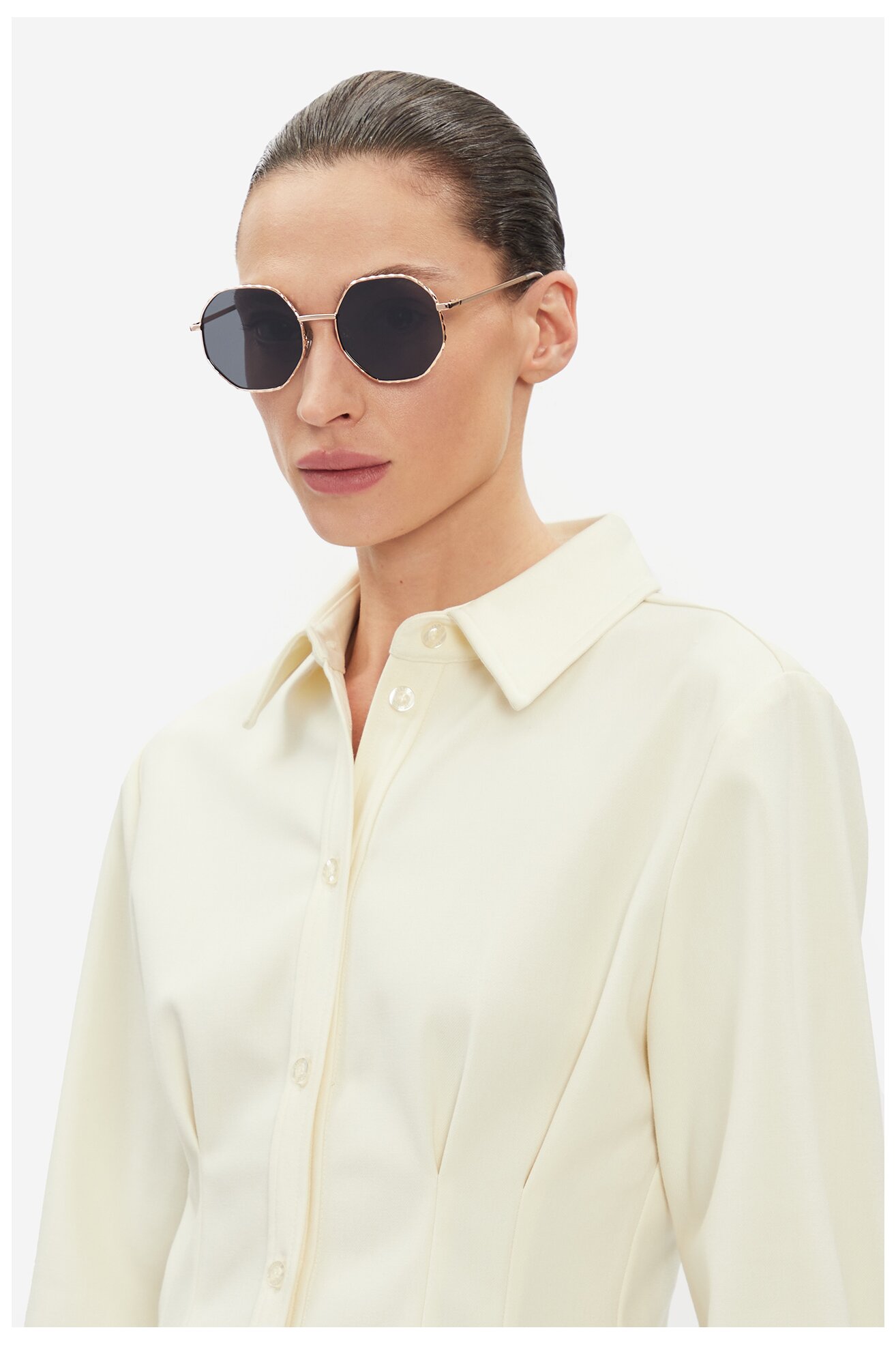 Ženske sunčane naočare Jenny 4WF-006-SS25 ZLATNA